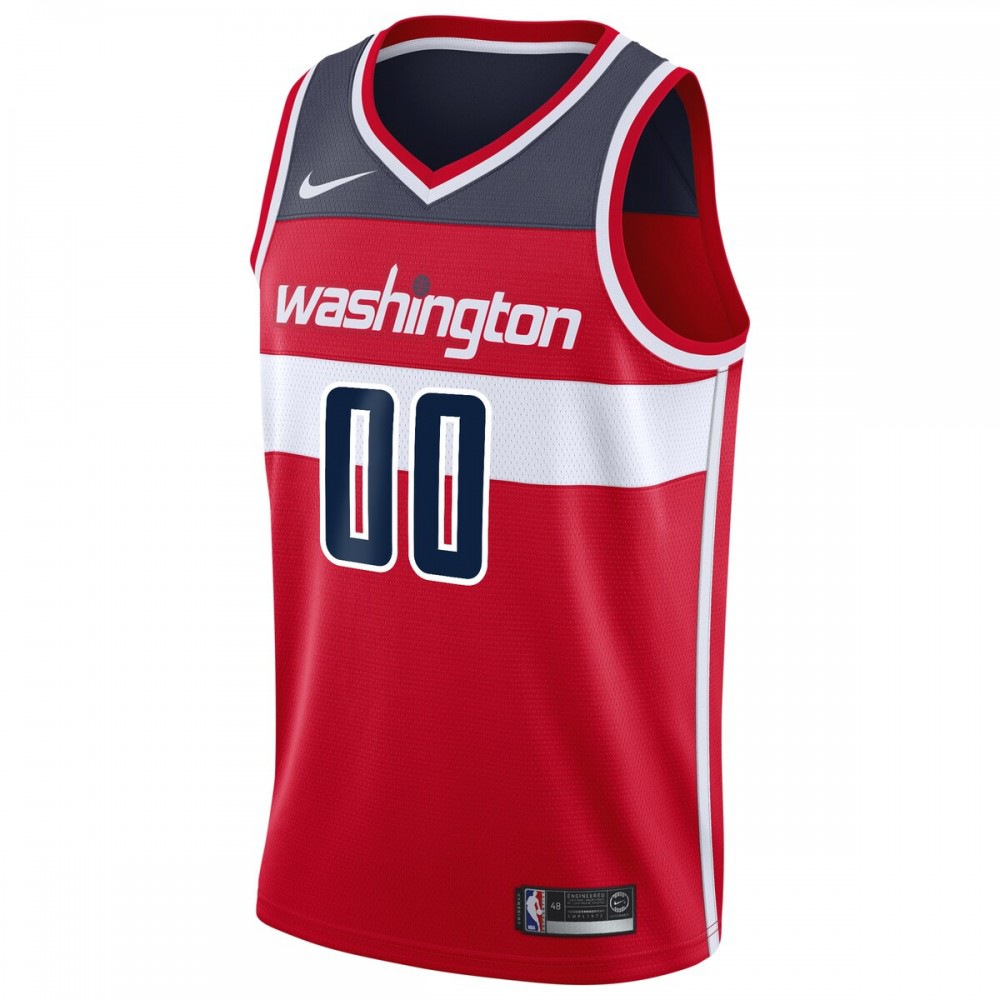 Washington Wizards 2020/21 Swingman Custom Jersey - Icon Edition - Red-Pro Kit Vault | Brand New 26/27 Sports Jerseys